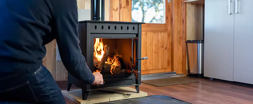 Open Hearth Wood Fireplace Installation in Scottsdale, AZ